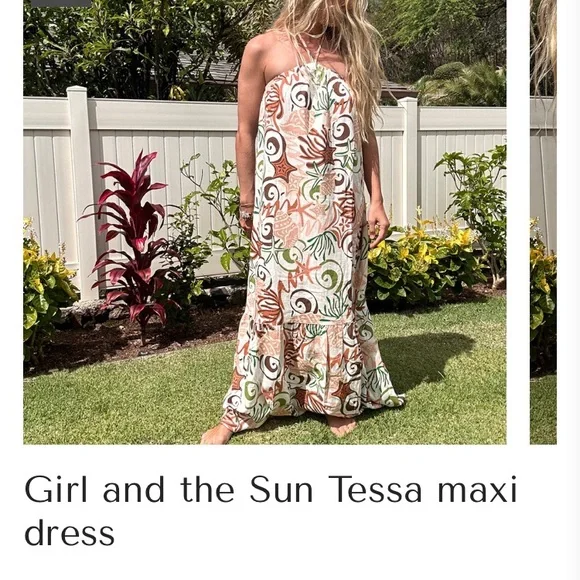 Girl and the Sun Tessa maxi dress, Small - Picture 7 of 12